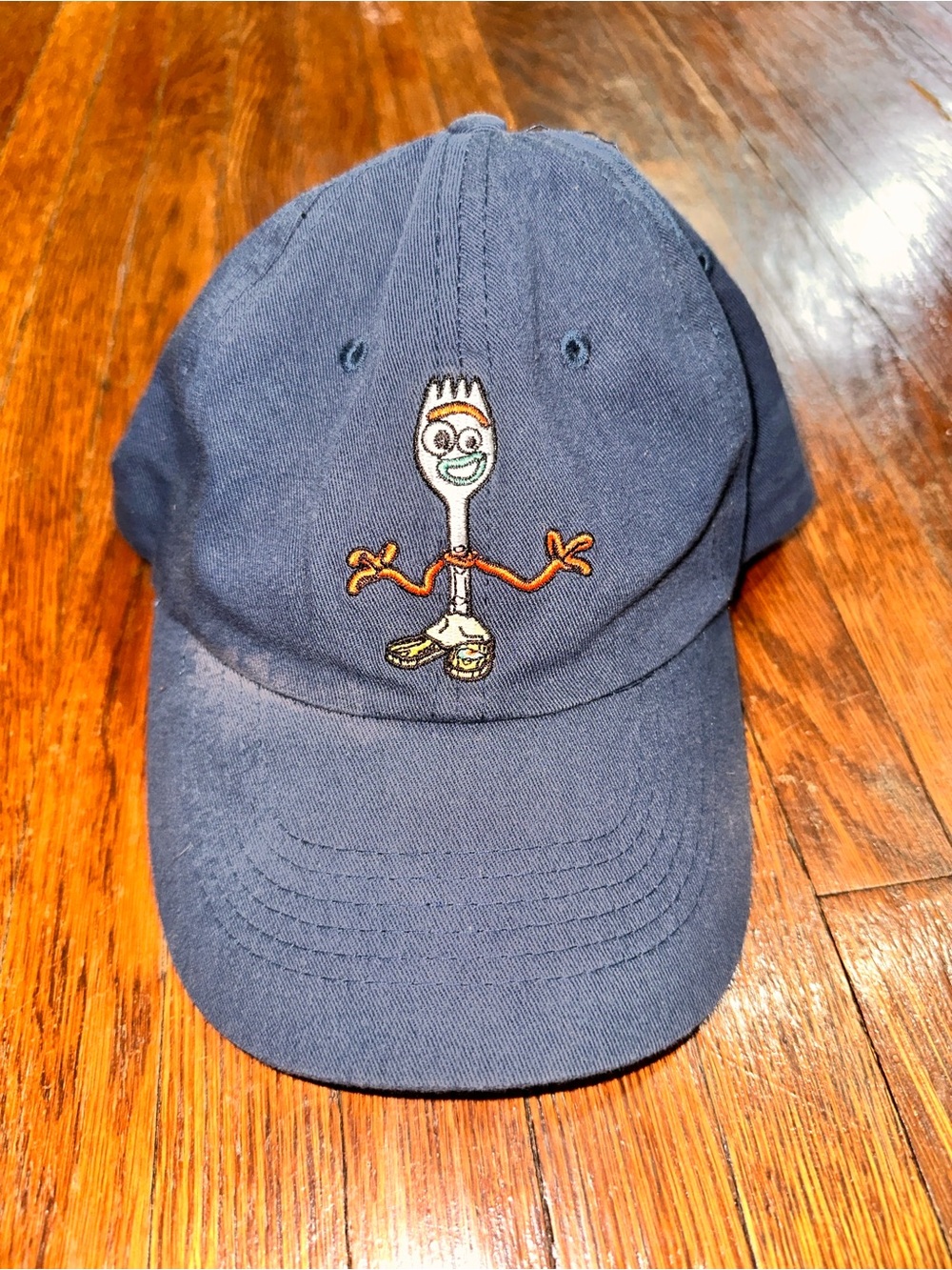 Adult Forky Trash Toy Story 4 Navy Disney Baseball Dad Hat